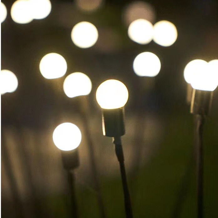 warm white solar garden lights