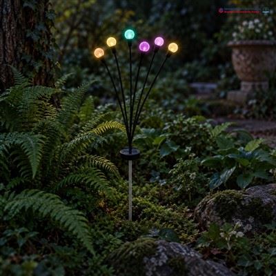 Luz solar de luciérnaga